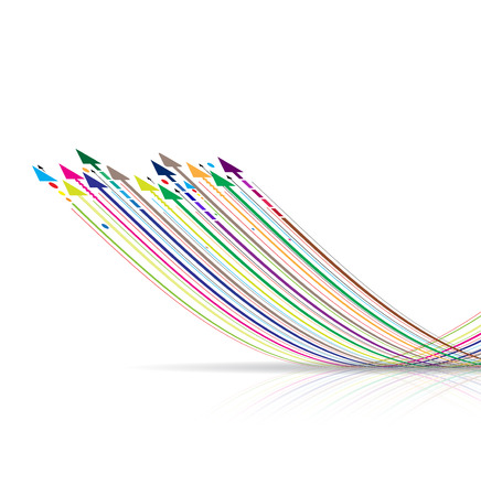arrow internet high computer technology business backgroundのイラスト素材