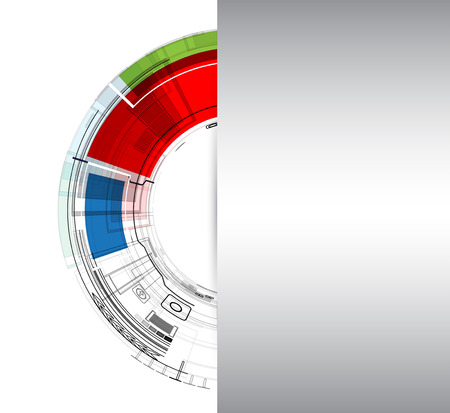 abstract global infinity computer  technology concept business backgroundのイラスト素材
