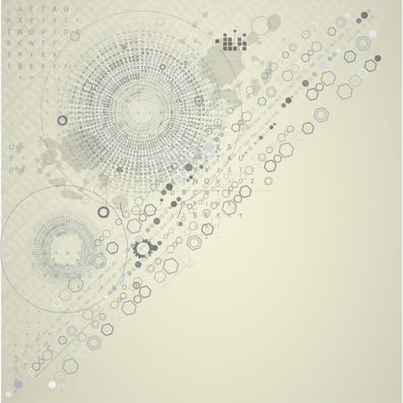 science futuristic internet high computer technology business backgroundのイラスト素材