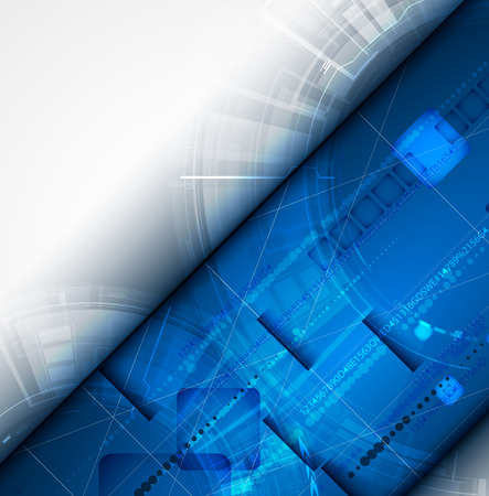 science futuristic internet high computer technology business backgroundのイラスト素材