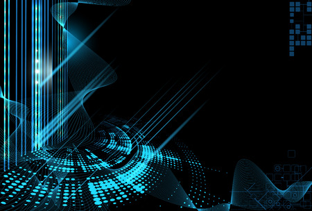 science futuristic internet high computer technology business backgroundのイラスト素材