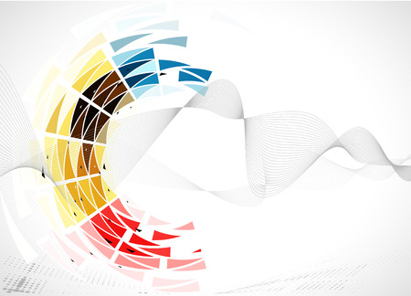 abstract global infinity computer  technology concept business backgroundのイラスト素材