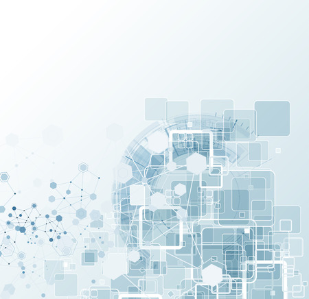 Concept for New Technology Corporate Business & development backgroundのイラスト素材