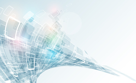 Concept for New Technology Corporate Business & development backgroundのイラスト素材