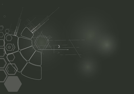 Concept for New Technology Corporate Business & development backgroundのイラスト素材