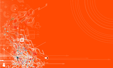 Concept for New Technology Corporate Business & development backgroundのイラスト素材