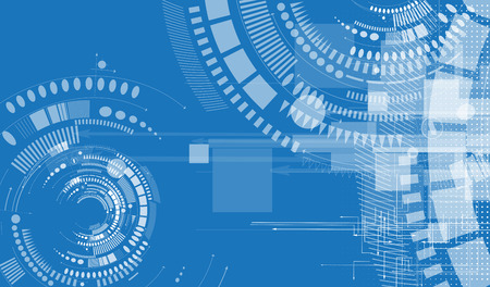 Concept for New Technology Corporate Business & development backgroundのイラスト素材