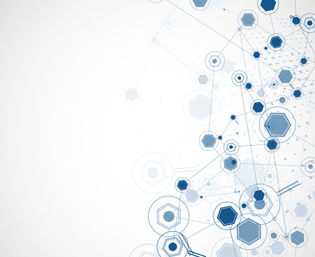 Concept for New Technology Corporate Business & development backgroundのイラスト素材
