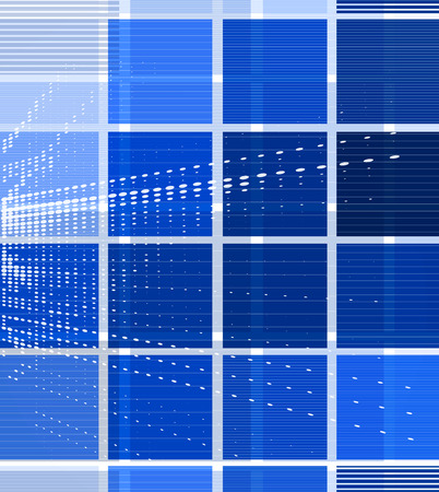 abstract blue cube vector technology background corporate commuication texture for businessのイラスト素材