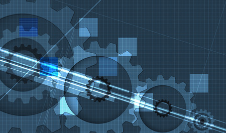 machine technology gears. retro gearwheel mechanism abstract bacgroundのイラスト素材