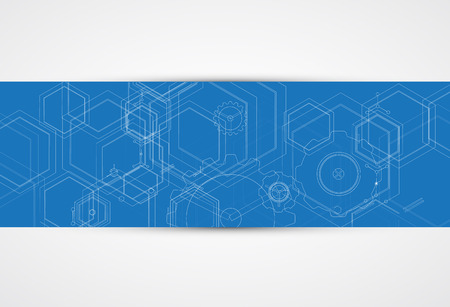 abstract futuristic circuit computer internet technology board business dark backgroundのイラスト素材
