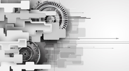 retro gearwheel mechanism abstract backgroundのイラスト素材