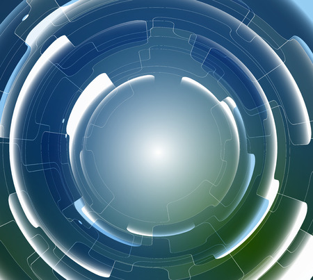 abstract structure circuit computer cube technology business backgroundのイラスト素材