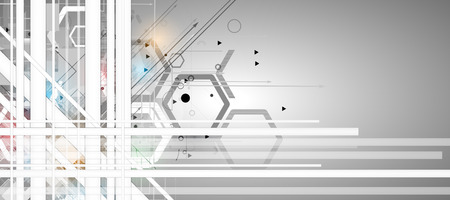 Concept for New Technology Corporate Business & development backgroundのイラスト素材