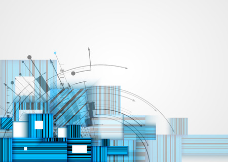 Technology innovation background, idea of global business solutionのイラスト素材