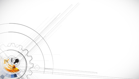 abstract structure circuit computer cube technology business backgroundのイラスト素材