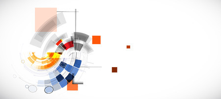 Technology innovation background, idea of global business solutionのイラスト素材