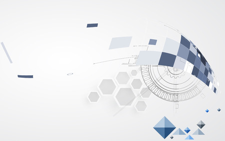 Abstract vector background. Futuristic technology style. Elegant background for business tech presentations.のイラスト素材