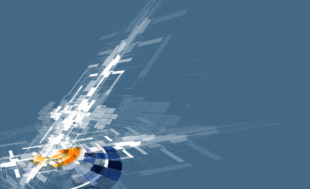 Technology innovation background, idea of global business solutionのイラスト素材