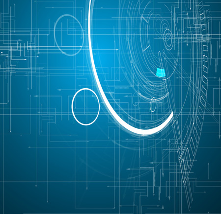 Abstract vector background. Futuristic technology style. Elegant background for business tech presentations.のイラスト素材