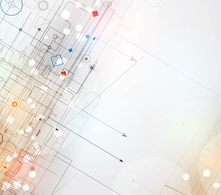Abstract vector background. Futuristic technology style. Elegant background for business tech presentations.のイラスト素材
