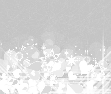 valentines happy day winter background. card vector illustration for fine emotionのイラスト素材