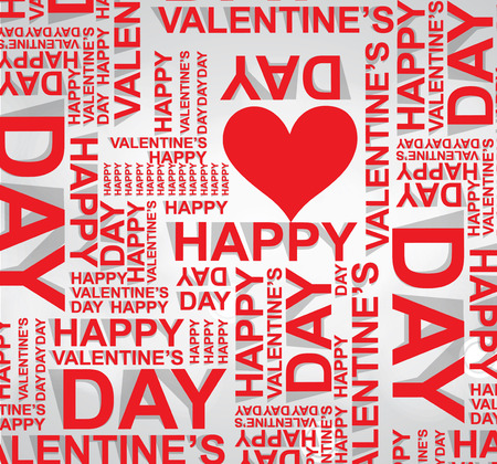 valentines happy day winter background. card vector illustration for fine emotionのイラスト素材