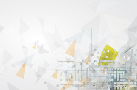 Abstract vector background. Futuristic technology style. Elegant background for business tech presentations.のイラスト素材