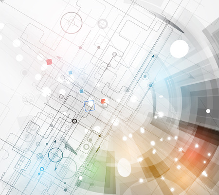 Abstract vector background. Futuristic technology style. Elegant background for business tech presentations.のイラスト素材