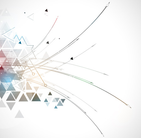 Abstract vector background. Futuristic technology style. Elegant background for business tech presentations.のイラスト素材