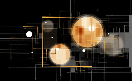 Abstract vector background. Futuristic technology style. Elegant background for business tech presentations.のイラスト素材