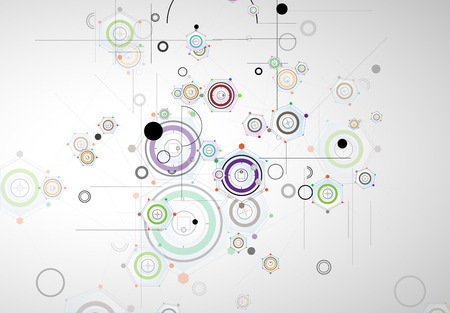 Abstract vector background. Futuristic technology style. Elegant background for business tech presentations.のイラスト素材