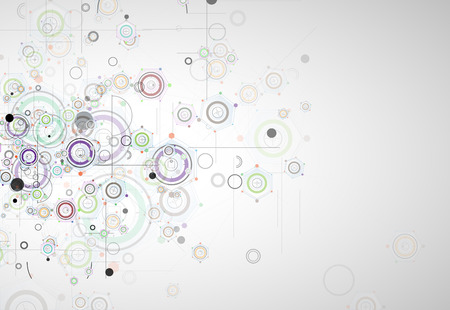 Abstract vector background. Futuristic technology style. Elegant background for business tech presentations.のイラスト素材