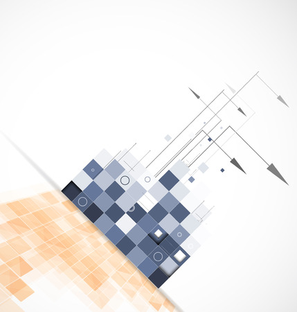 Abstract vector background. Futuristic technology style. Elegant background for business tech presentations.のイラスト素材