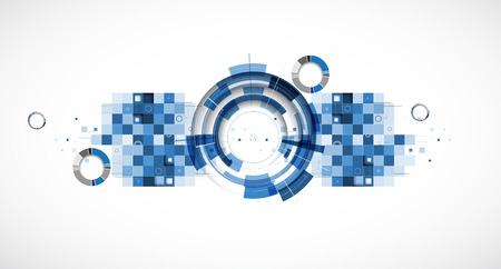 Colorful abstract geometric background for design templateのイラスト素材