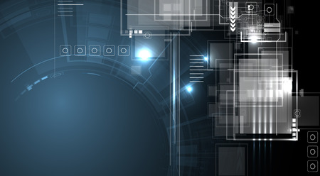 Abstract vector background. Futuristic technology style. Elegant background for business tech presentations.のイラスト素材
