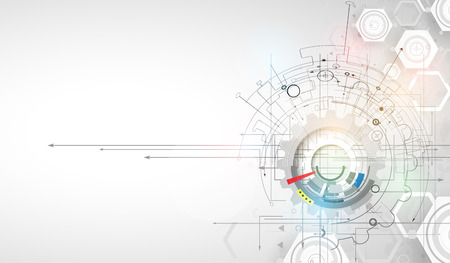 New Model Technology Business Backgroundのイラスト素材