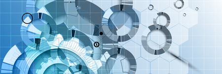 Abstract vector background. Futuristic technology style. Elegant background for business tech presentations.のイラスト素材