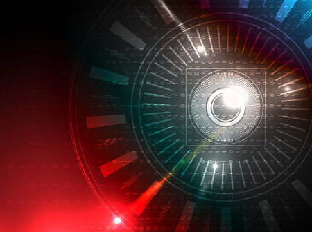 Abstract vector background. Futuristic technology style. Elegant background for business tech presentations.のイラスト素材