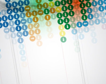New future technology concept abstract background for business solutionのイラスト素材