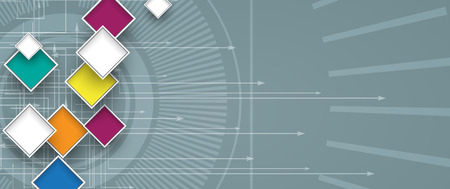 New future technology concept abstract background for business solutionのイラスト素材