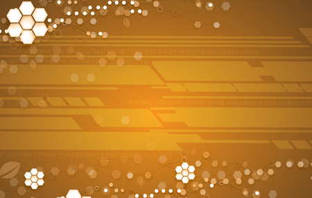 New future technology concept abstract background for business solutionのイラスト素材