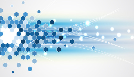 New future technology concept abstract background for business solutionのイラスト素材