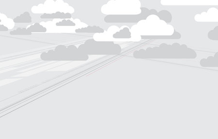 Model of Integration technology with cloud in the sky. Best ideas for Business presentation