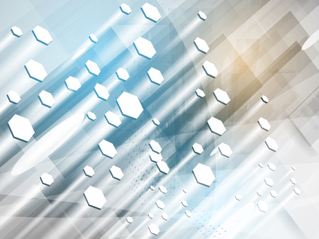 Technology abstract background collection for business solution ideas. Vector imageのイラスト素材