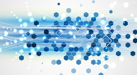 Technology abstract background collection for business solution ideas. Vector imageのイラスト素材