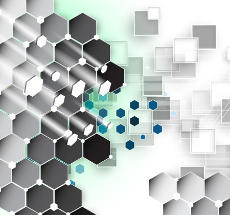 Technology abstract background collection for business solution ideas. Vector imageのイラスト素材