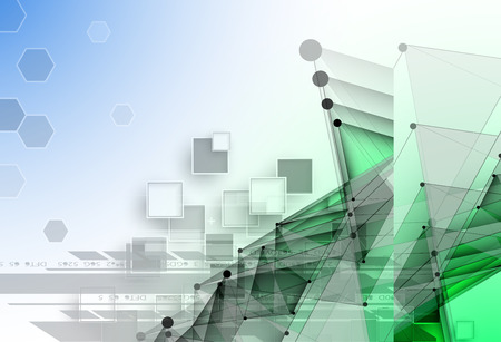 Technology abstract background collection for business solution ideas. Vector imageのイラスト素材