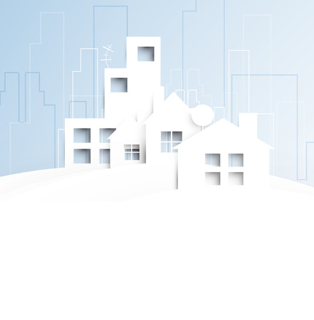 abstract real estate city circuit mirror business backgroundのイラスト素材