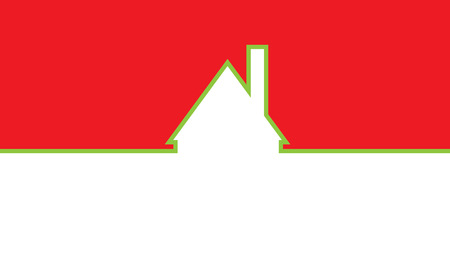 Building and real estate city illustration. Abstract background for business presentation, sale, rentのイラスト素材